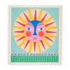 Two Swedish‑style dish cloths with printed design, made from biodegradable cellulose and cotton, ideal for sustainable cleaning.