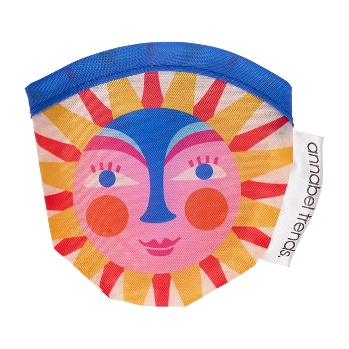 Fiesta design twist fans with matching pouches—compact, portable fans that fold to fit in your purse.