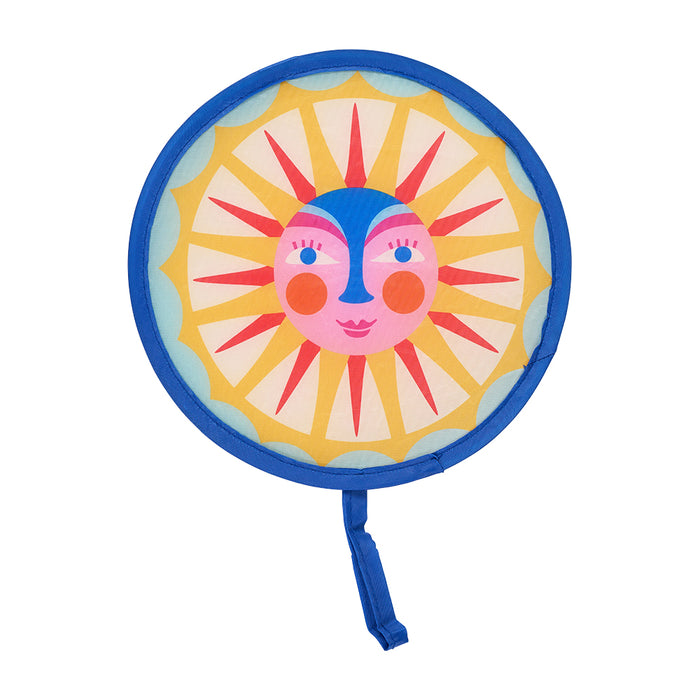 Fiesta design twist fans with matching pouches—compact, portable fans that fold to fit in your purse.