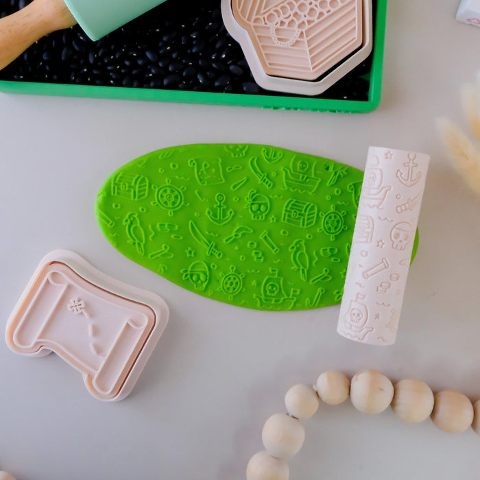 Eco Textured Roller - Pirate - Green