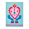 Fiesta cotton print tea towel – 70 × 50 cm vibrant kitchen towel featuring bold, joyful Fiesta design