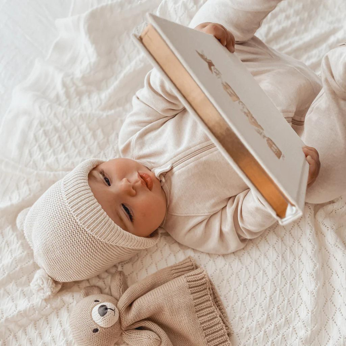 Mini Baby Book Oatmeal Boxed