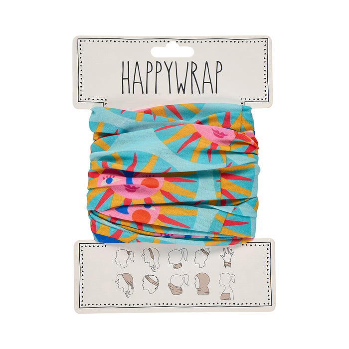 Happywraps Fiests print hair bands — a 50 × 25 cm lightweight, versatile microfiber scarf that can be styled in many ways.