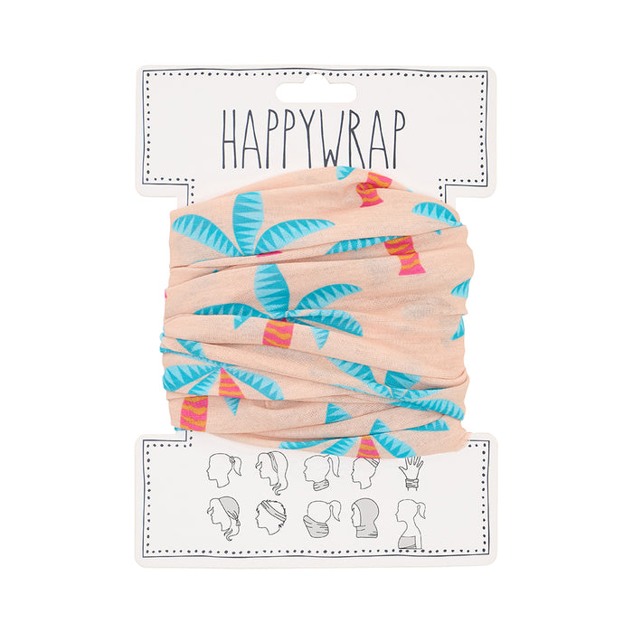 Happywraps Fiests print hair bands — a 50 × 25 cm lightweight, versatile microfiber scarf that can be styled in many ways.