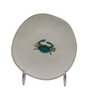 Small ceramic plate with crab design from Travel & Tide