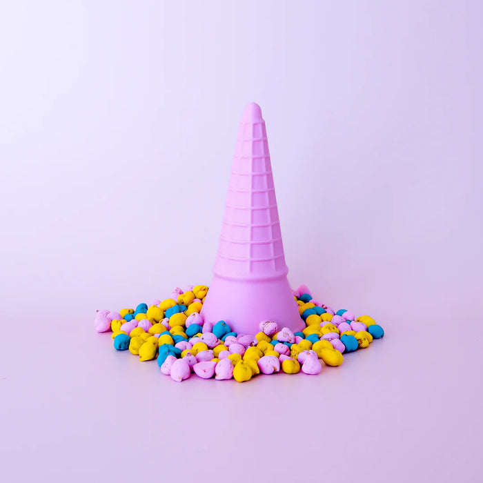 Eco Ice Cream Cone - for Playdough - Pink