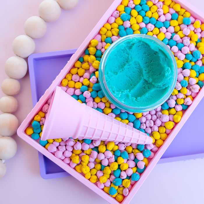 Eco Ice Cream Cone - for Playdough - Pink