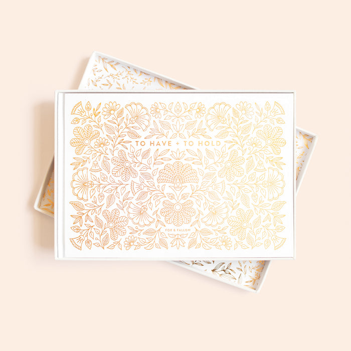Wedding Guest Book Boxed