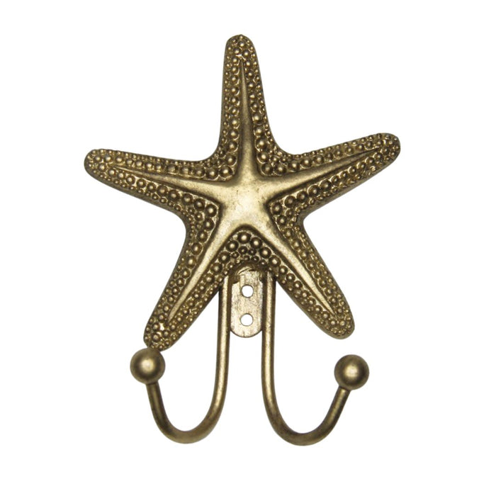 Starfish Pewter Metal Hook