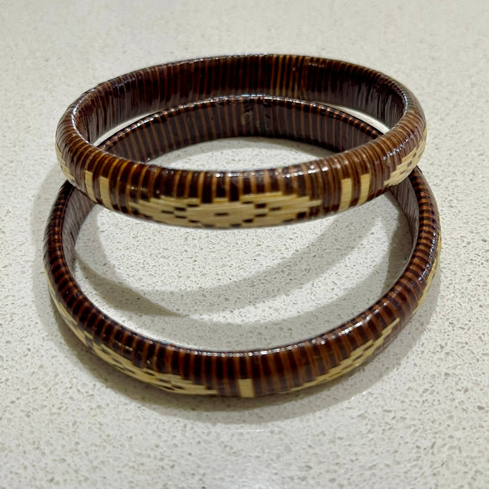 Set of 2 Weave Bangles
