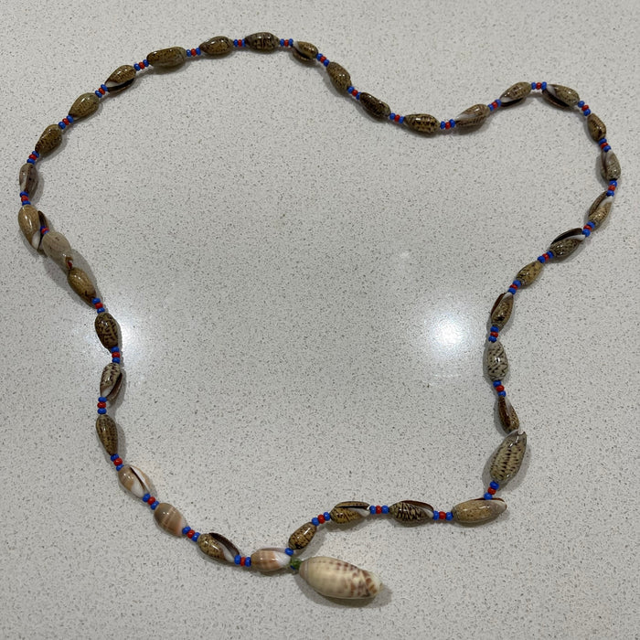 Brown Shell + Bead Necklace