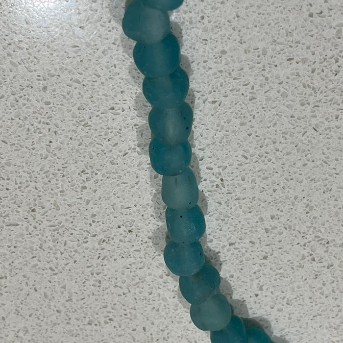 Recycled Bead String - Blue