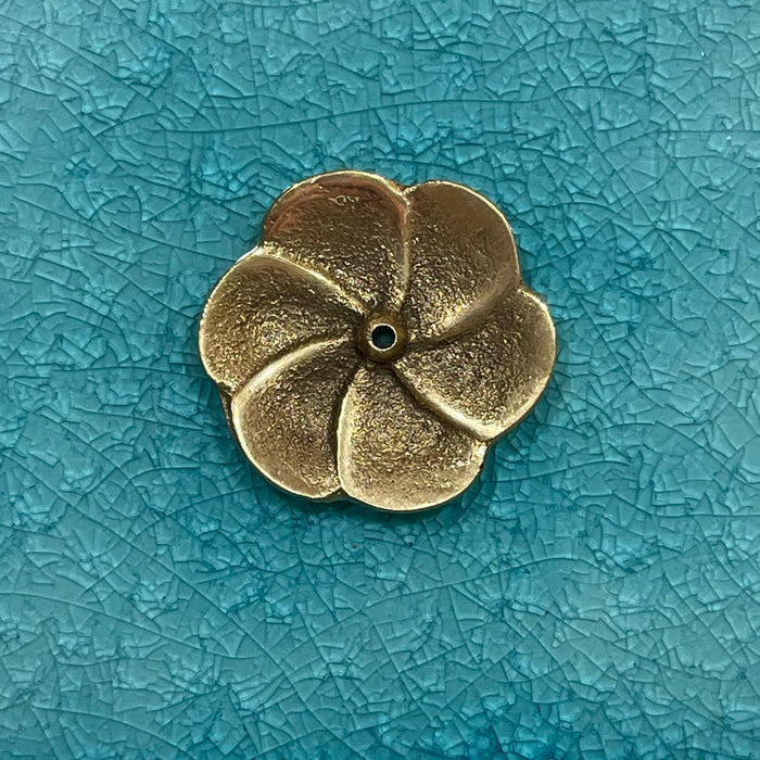 Brass Frangipani Incense Holder