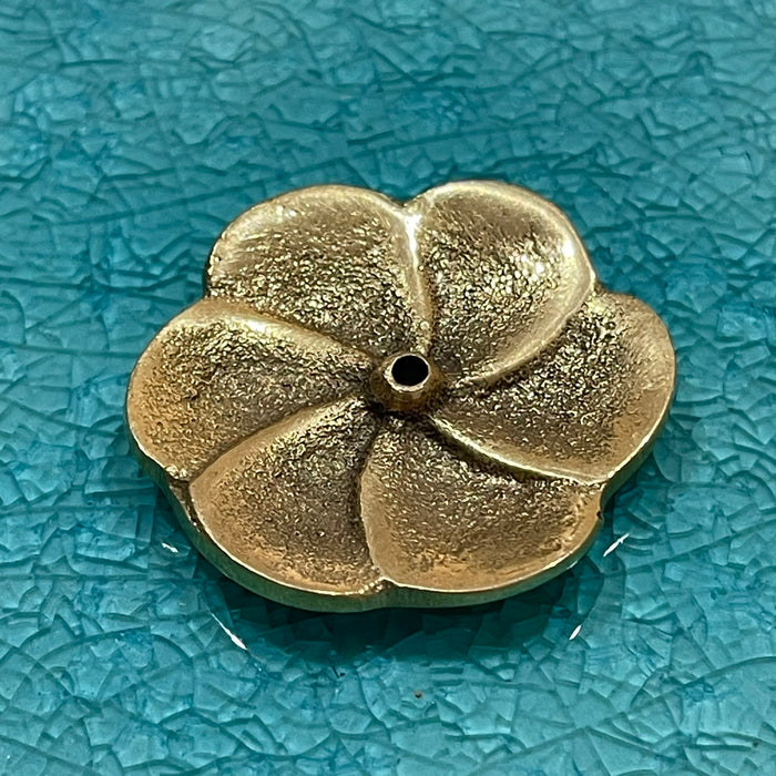 Brass Frangipani Incense Holder