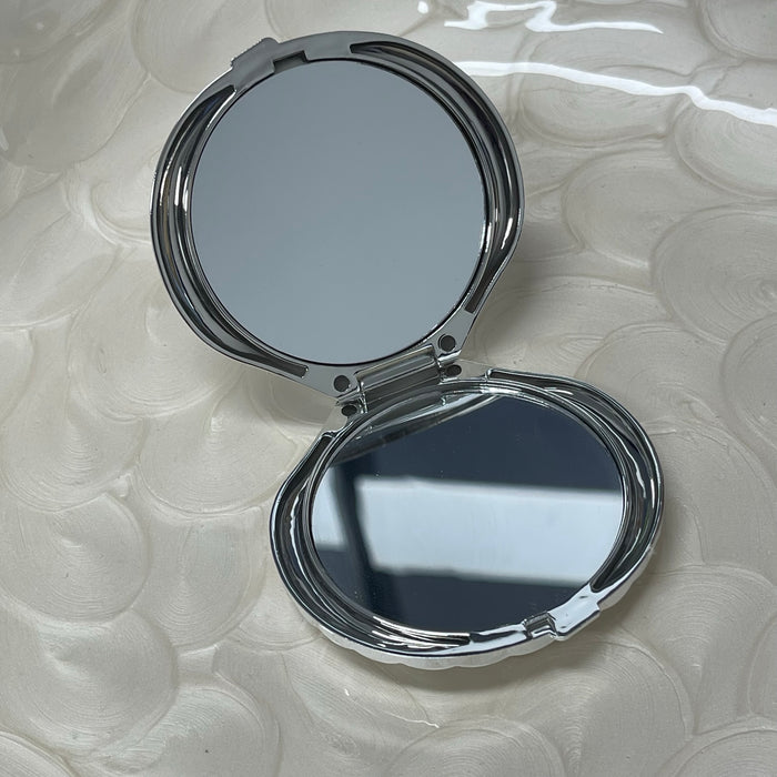 Shell Compact Mirrior Shell Compact Mirror | Coastal Gift Under $10 | Travel & Tide– Travel ...