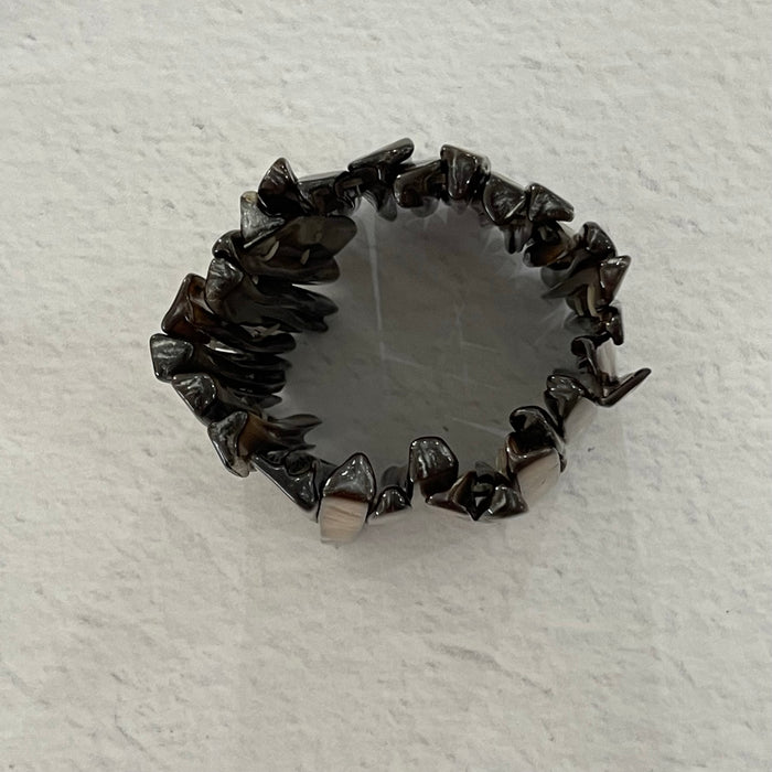 Brown Shell Stretch Bracelet