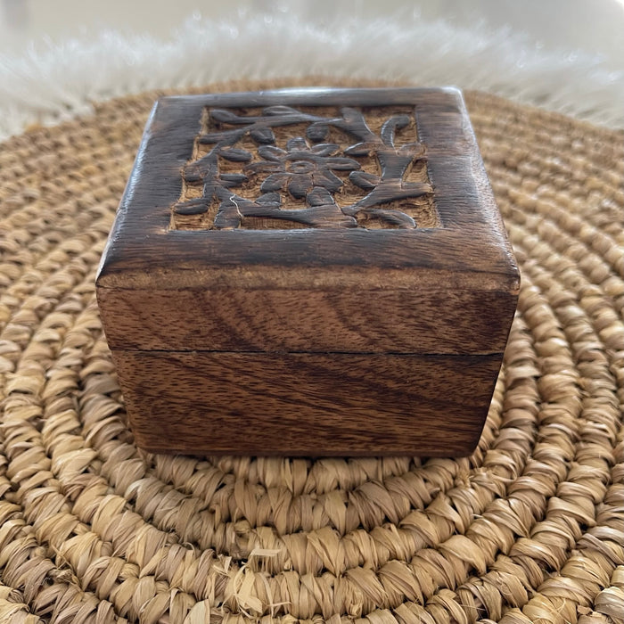 Square Wooden Box