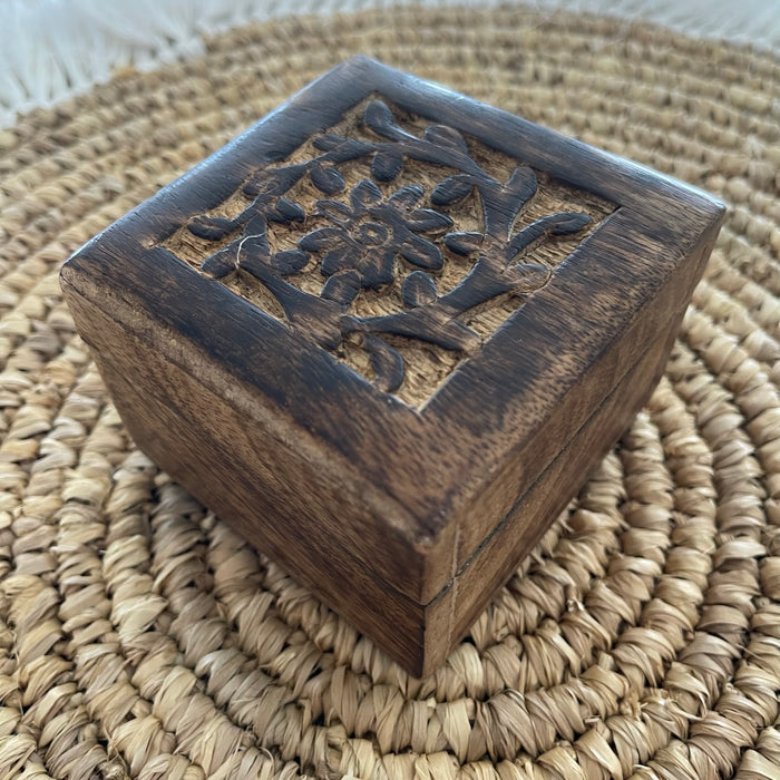 Square Wooden Box