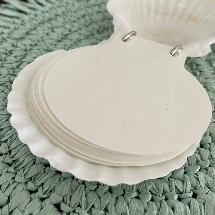 Scallop Shell Notebook - 50 Pages