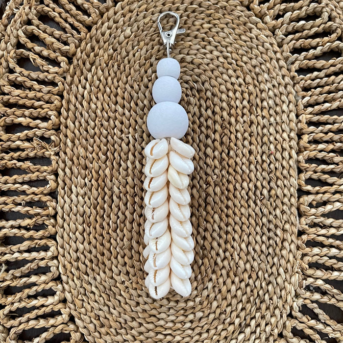 Bead / Cowrie Shell Keyring