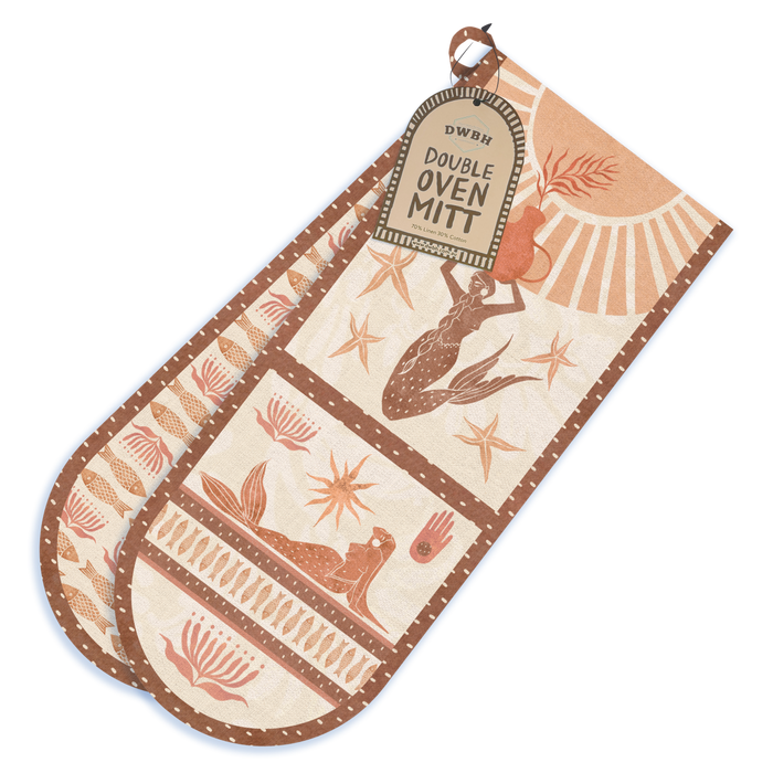 Coastal-style Seabelle double oven mitt – Travel & Tide