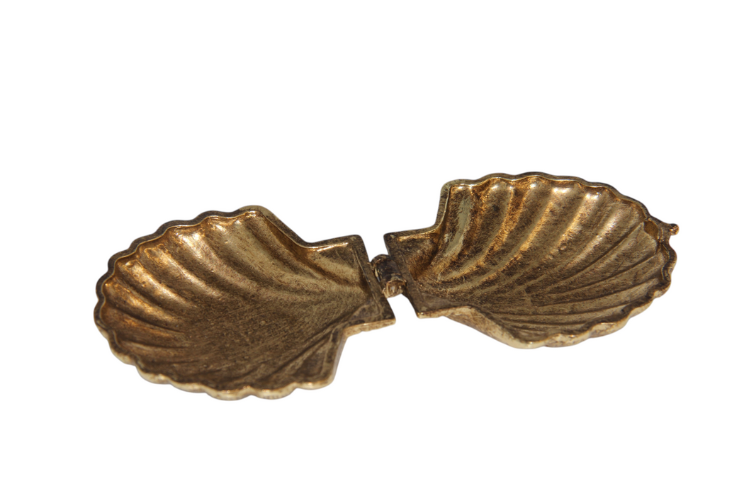 Pewter Shell Trinket Box