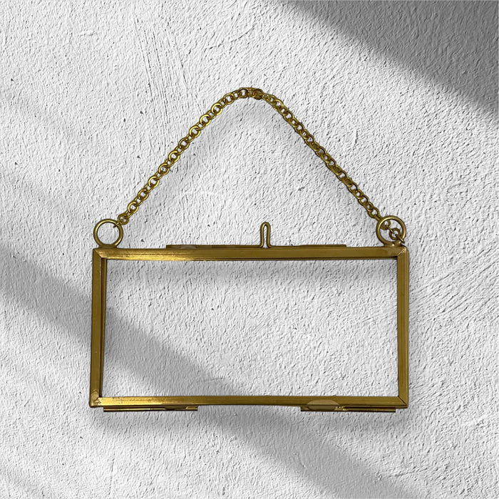 Brass Hanging Frame - Long