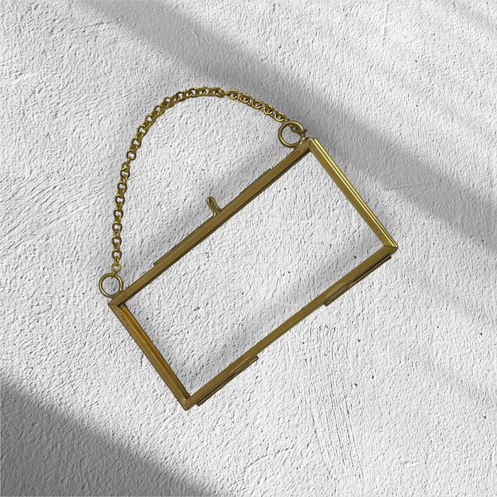 Brass Hanging Frame - Long