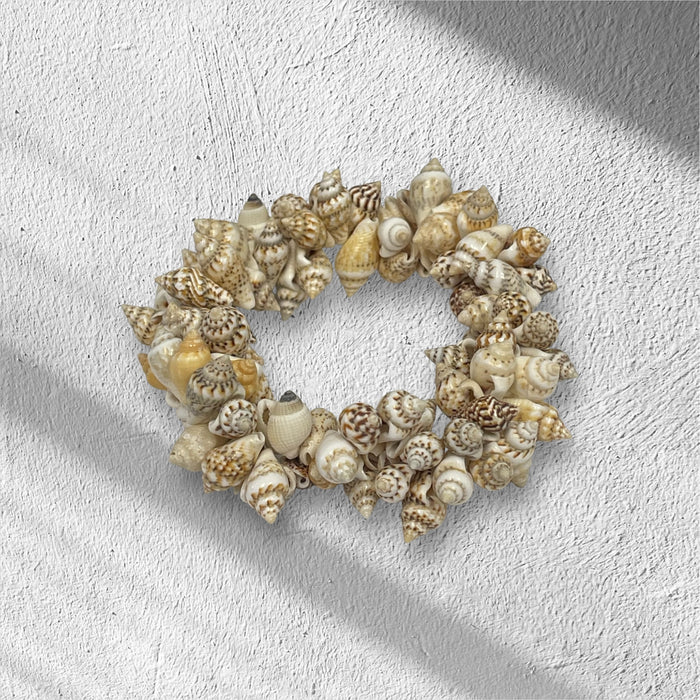 Stretch Shell Cluster Bracelet