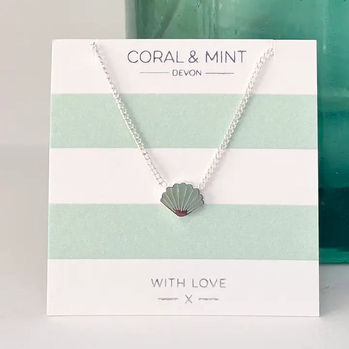 Mint Shell Necklace