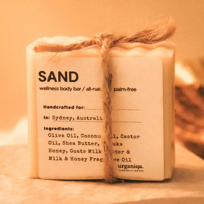 Natural Naked Soap – palm‑free Australian handmade soap bar, minimal packaging.