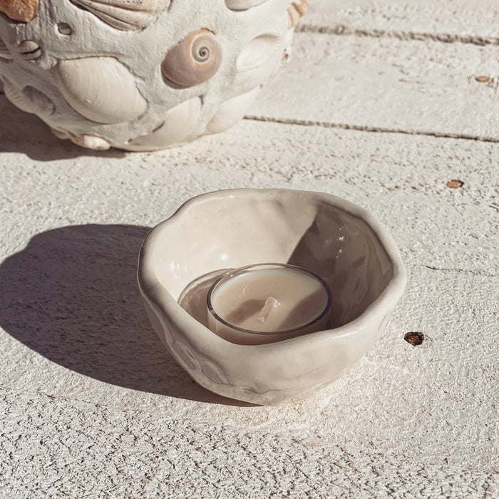 Handmade Australian ceramic bowl for tealights, jewellery, or dips