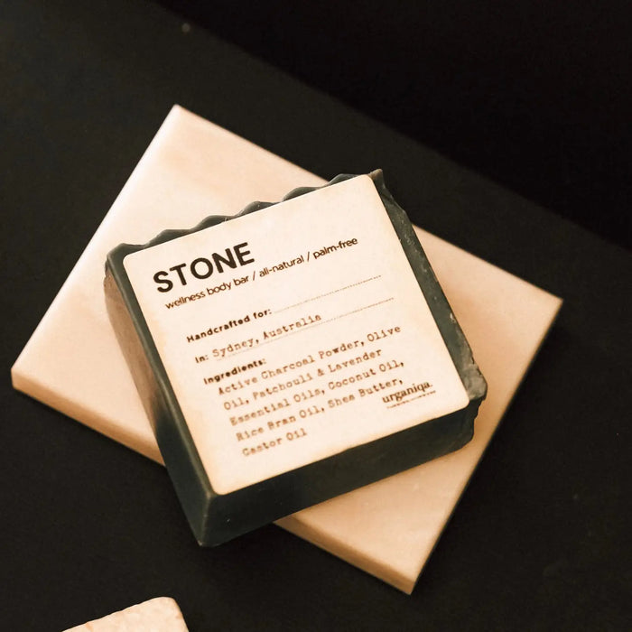 Natural Naked Soap – palm‑free Australian handmade soap bar, minimal packaging.