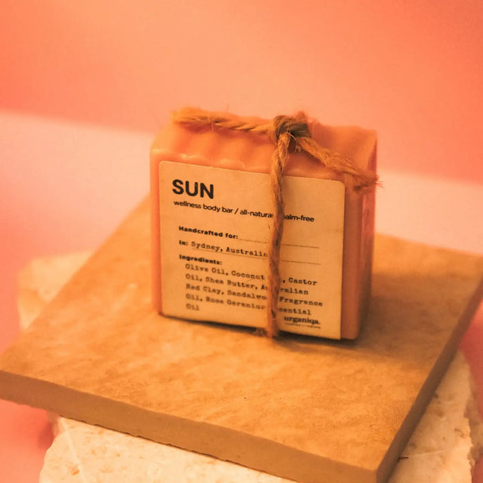 Natural Naked Soap – palm‑free Australian handmade soap bar, minimal packaging.