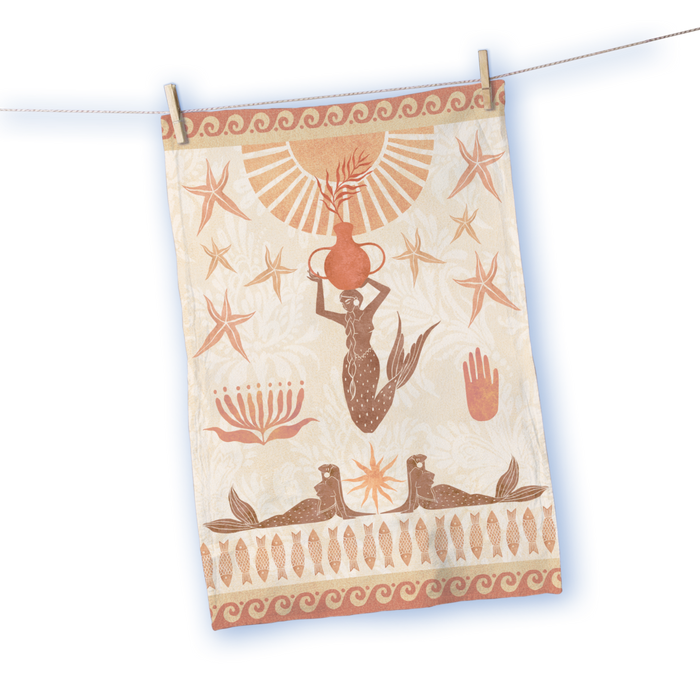 Seabelle teatowel 48 x 70 cm in linen and cotton – Travel & Tide