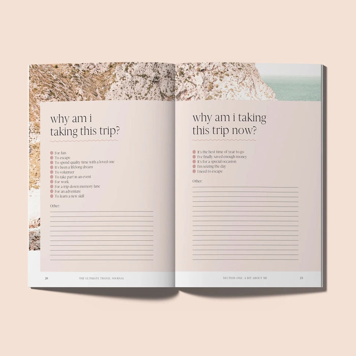 Ultimate Travel Journal, perfect companion for explorers and travelers