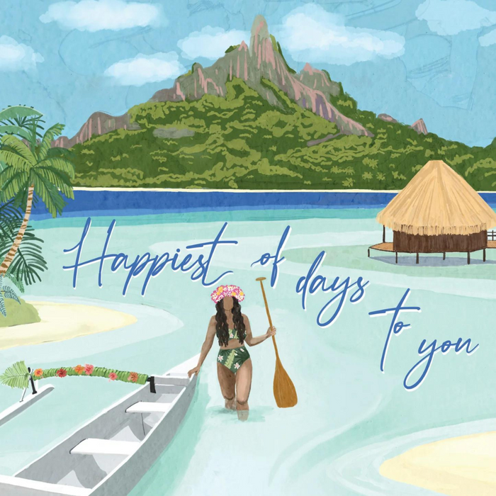 Bora Bora Greeting Card