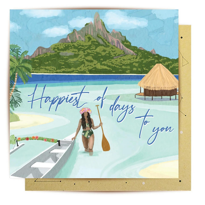 Bora Bora Greeting Card