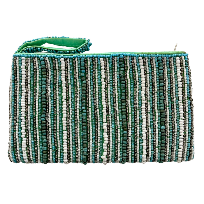 Beaded Clutch with Strap