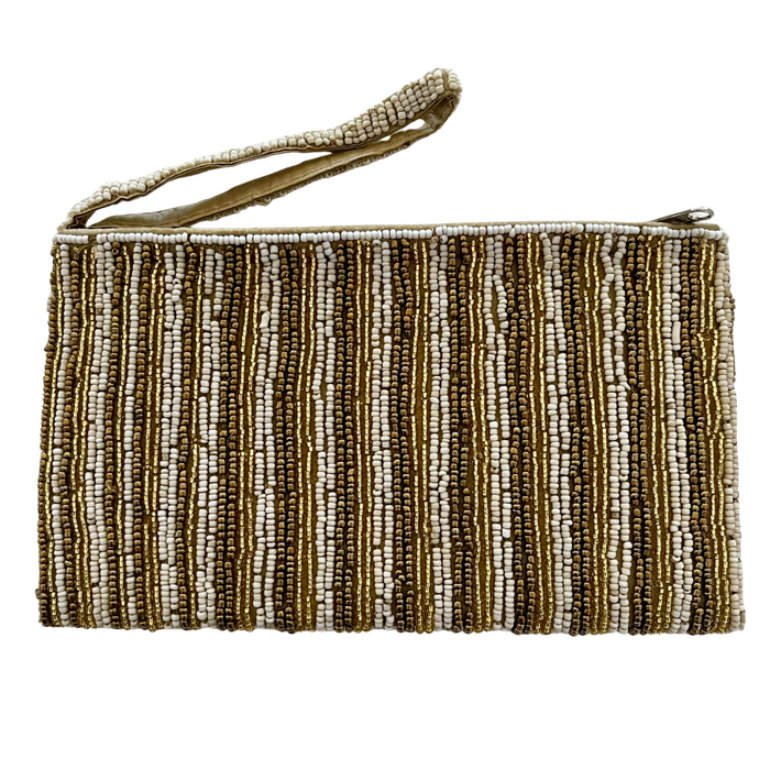 Beaded Clutch with Strap