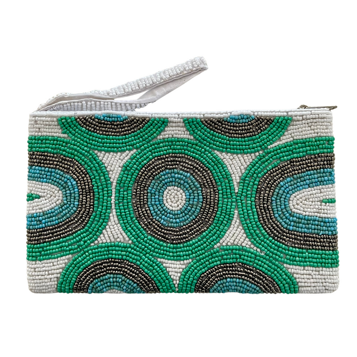 Beaded Clutch with Strap