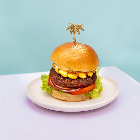 Plant-based recipe book with smoothie bowls and salads