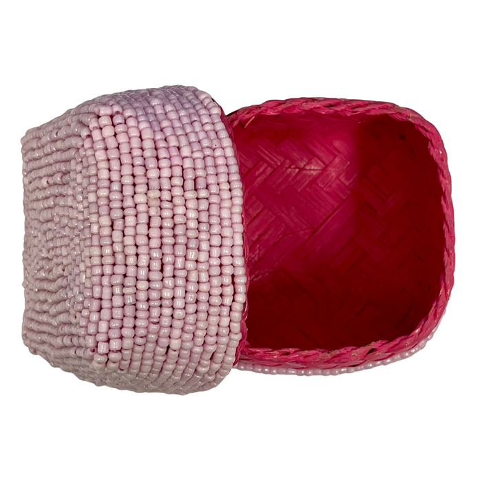 Beaded Weave Boxes - Sage + Musk