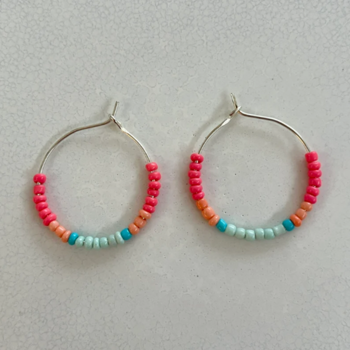 Mini Delilah Beaded Earrings