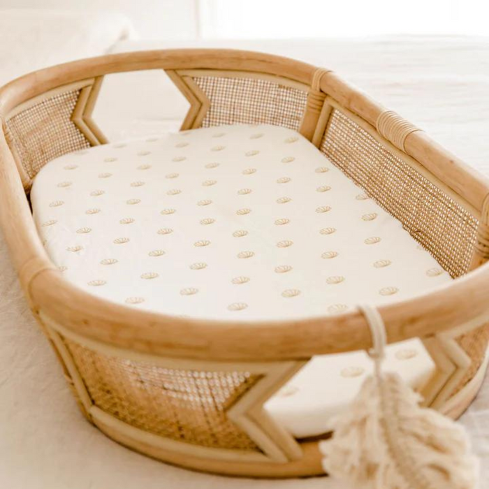 Seashell Organic Cotton Jersey Sheet