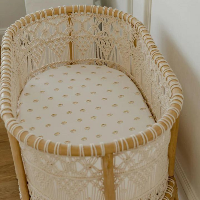 Seashell Organic Cotton Jersey Sheet