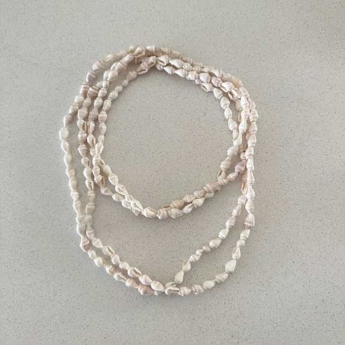 White Shell Lei - Single Strand