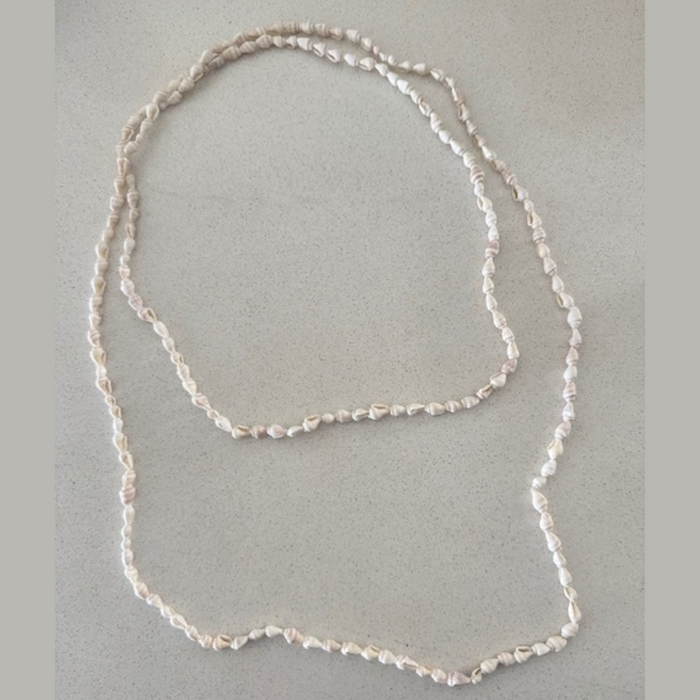 White Shell Lei - Single Strand