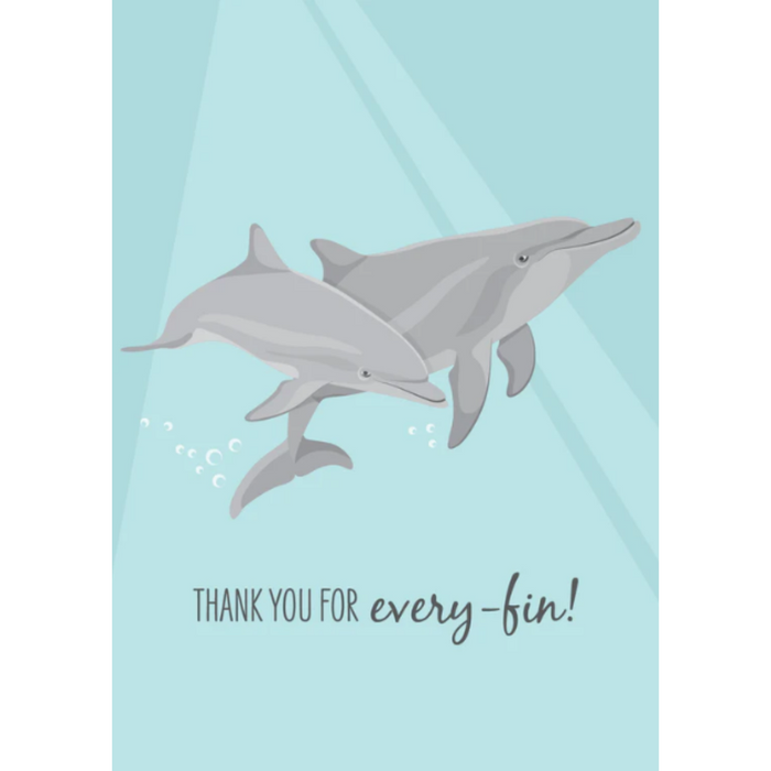 Bottlenose Dolphins Card