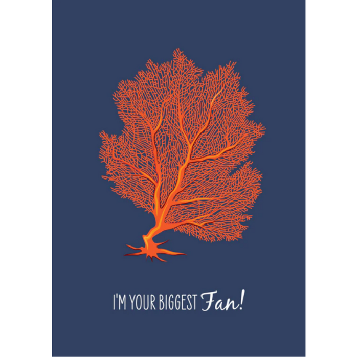 Sea Fan Coral Card